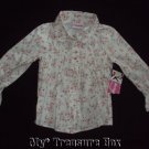 NWT JUST FRIENDS Lightweight Long sleeved Floral Blouse