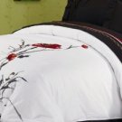 Brown Chinese Ink And Wash Painting Duvet Cover Bedding Set