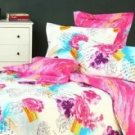4-pc Comfortable Pink Floral Cotton Duvet Cover
