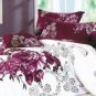 4-pc Beautiful Purple Cotton Floral Reactive Print Duvet Cover