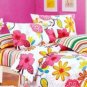 Adorable Colorful Cotton 4-pc Bedding Set
