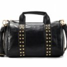 Glamorous Black Cylindric  Adjustable Womens Shoulder Bag