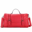 Gorgeous Red Leather Shoulder Bag For Women