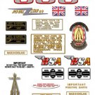 1970-72: BSA A50 Royal Star Decals - Royal Star Restorers Decalset