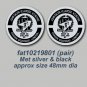 Galvin Pannier Decals - STICKERS FOR 1970's GALVIN LUGGAGE - Type 1