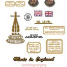 1961-63: BSA Rocket Gold Star -RESTORERS DECAL SET- BSA A10RGS Decals