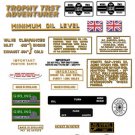 1972-74: Triumph Trophy Adventurer Decals - RESTORERS DECAL SET - West Coast TR5T 500cc
