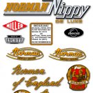 Norman Nippy De Luxe Decal set