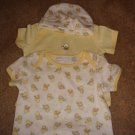 3 piece set size 0-3 months