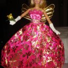 Silkstone Barbie hot pink and gold formal with golden wings - ed30