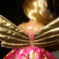 Silkstone Barbie hot pink and gold formal with golden wings - ed30