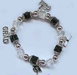 Graduation stretch charm bracelet - eg22