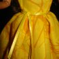 Bright yellow sleeveless full dress for Barbie Dolls - ed106