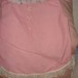 Large REVERSABLE Pet dress in pink purse print with lace trim - dd05