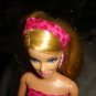 Hot pink leopard print skirt, top and headband for Barbie Dolls - ed97