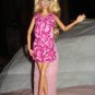 Short hot pink and white swirl print dress for Barbie Dolls - ed93