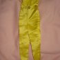 Vintage Barbie Doll yellow silk pantsuit NEEDS TLC - ev01