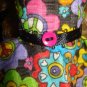 Circular skirt dress in multi-colored floral for Barbie Dolls - ed10