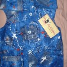 Medium size pet shirt / vest in blue jean print - dd10