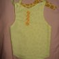 Medium REVERSABLE pet dress in yellow & brown Giraffe print - dd04