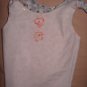 Small REVERSABLE Pet dress in pink, blue & white floral print - dd01