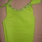 Small REVERSABLE Pet dress in green & white check print - dd01