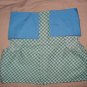 X-Small blue and white checked print pet shirt / vest - dd08