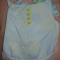 Large REVERSABLE Pet dress in blue and yellow floral patchwork print - dd05