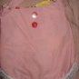 Large REVERSABLE Pet dress in red, yellow, pink, blue Strawberry Shortcake patchwork print - dd05