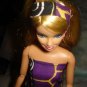 Purple & black ethnic animal print skirt, top and headband for Barbie - ed75