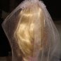 Pink net wedding veil ONLY for Barbie Doll - ed60