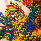 Custom made hand loomed scarf / you pick your favorite solid color - es01