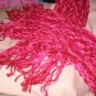 Custom made hand loomed scarf / you pick your favorite solid color - es01