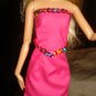 Sequined hot pink long skirt and top set for Barbie Doll - ed44