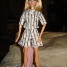 Short pajama set with red hearts for Barbie Dolls - ed49