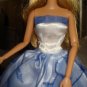 Silkstone Barbie blue and white formal dress - ed40