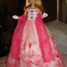Silkstone Barbie formal in pink lace with a pink shawl - ed38