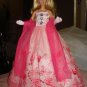 Silkstone Barbie formal in pink lace with a pink shawl - ed38