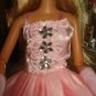 Silkstone Barbie formal in pink lace with a pink shawl - ed38