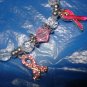 Breast Cancer awareness stretch charm bracelet - eg15