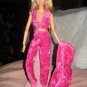 Hot pink velour 3-piece jogging suit set for Barbie Dolls - ed110