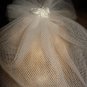 Beautiful Barbie wedding dress with pink sash, veil & shoes - ed109