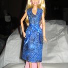 Royal blue modest sleeveless dress for Barbie Dolls - ed128