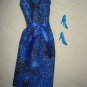 Royal blue modest sleeveless dress for Barbie Dolls - ed128