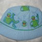 Baby / toddler hat with appliqued Kermit The Frog - ekho1e