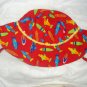 Baby / toddler hat with bright colored fish - ekho1B