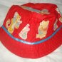 Baby / toddler hat with appliqued Winnie The Pooh and Friends - ekho1f