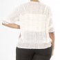 Ava Dee Plus White Size Pleasant Blouse 1x- 3x