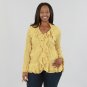 Kaelyn Max Plus Size gold long sleeve  1x- 3x