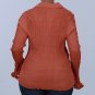 Kaelyn Max Chocolate plus size blouse 1x- 3x